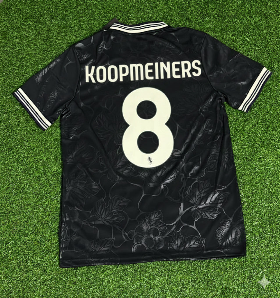 Juventus New Season Football Jersey – Teun Koopmeiners – Back View