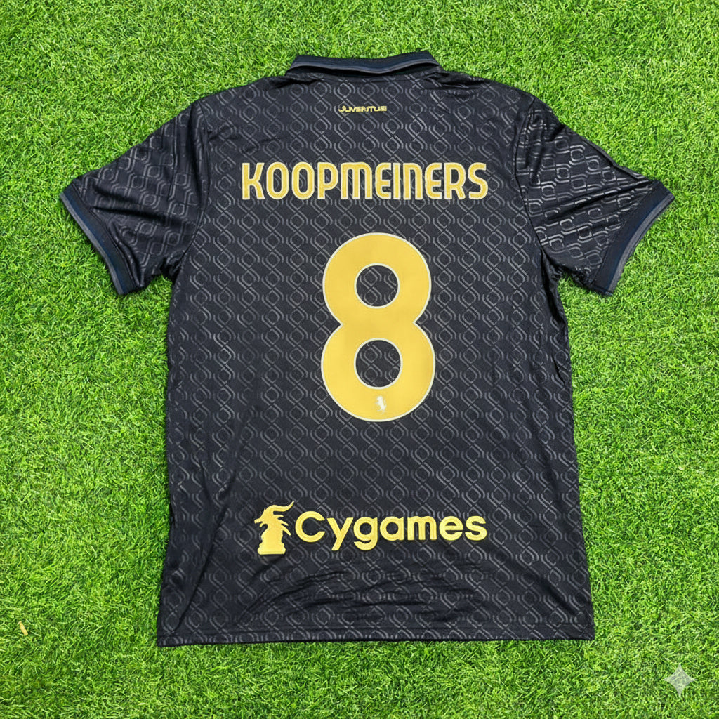 Juventus New Season Football Jersey – Teun Koopmeiners – Back View