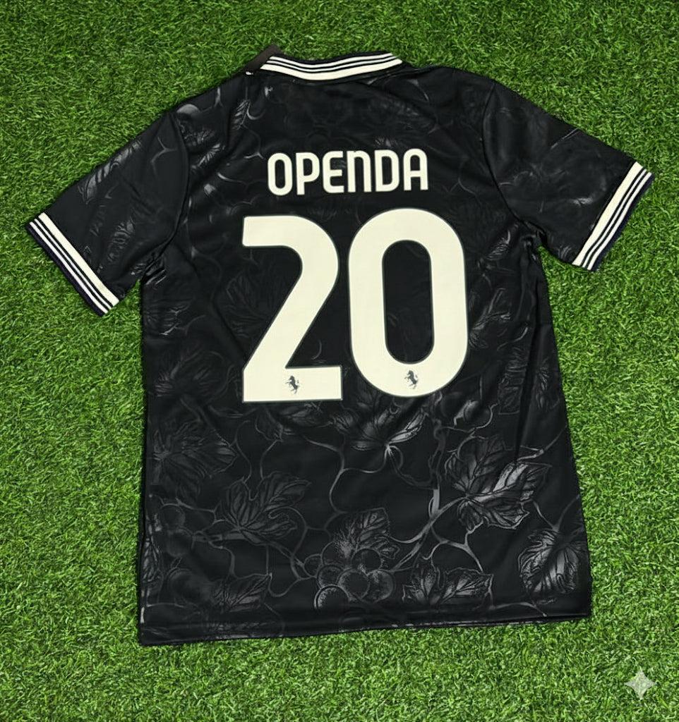 Juventus New Season Football Jersey – Loïs Openda – Back View