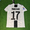 Mario Mandzukic Juventus 2018 2019 Retro Jersey – Back View