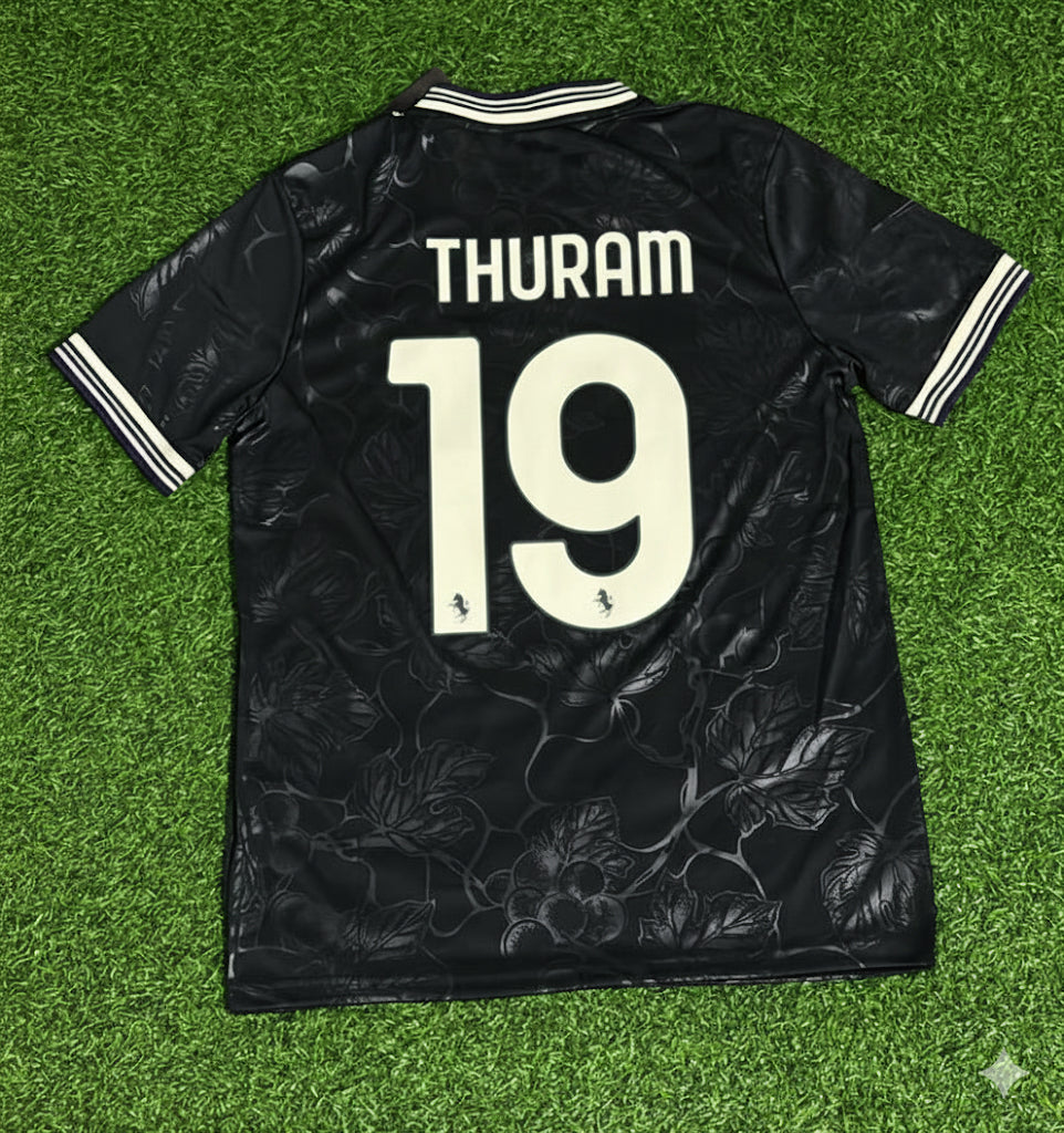 Juventus New Season Football Jersey – Khéphren Thuram-Ulien – Back View
