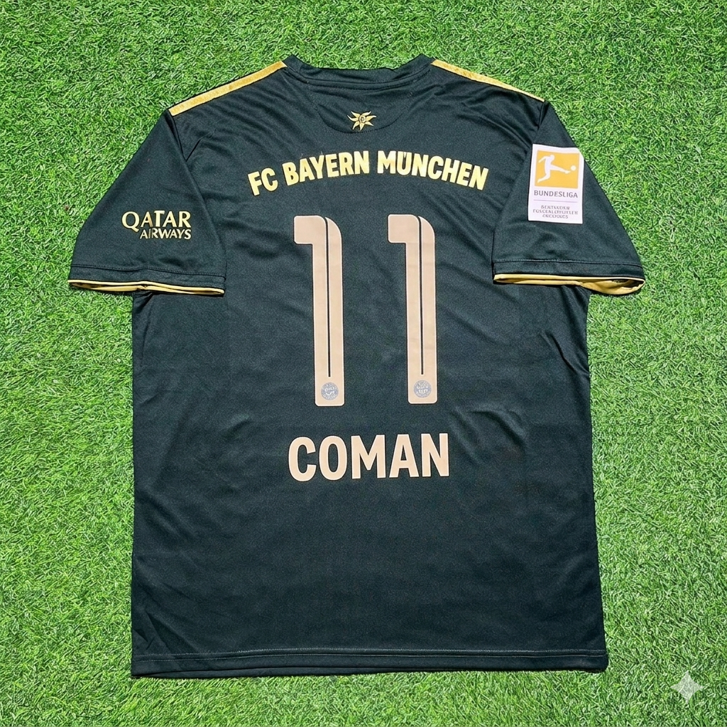 Bayern Munich 2021 2022 Oktoberfest Special Edition Jersey – Kingsley Coman #11 – Back View