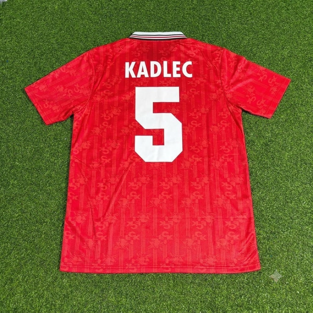 1997/98 Miroslav Kadlec FC Kaiserslautern Retro Fußballtrikot Jersey – Back View