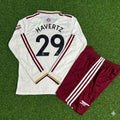 2026 Kai Havertz #29 Arsenal Kids Long Sleeve Football Jersey Soccer – Back View