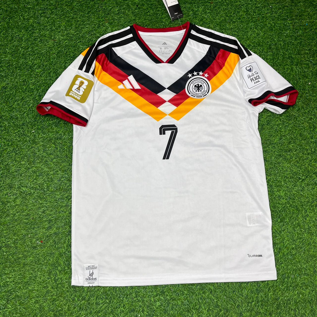 Kai Havertz Germany 2026 World Cup White Home Football Jersey – Front View