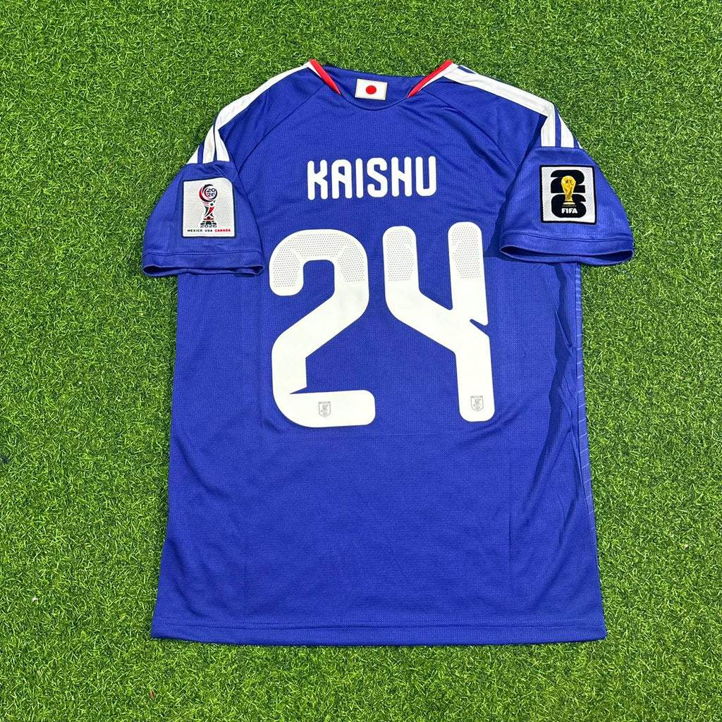 Japan 2026 World Cup Football Jersey – Kaishu Sano – Back View