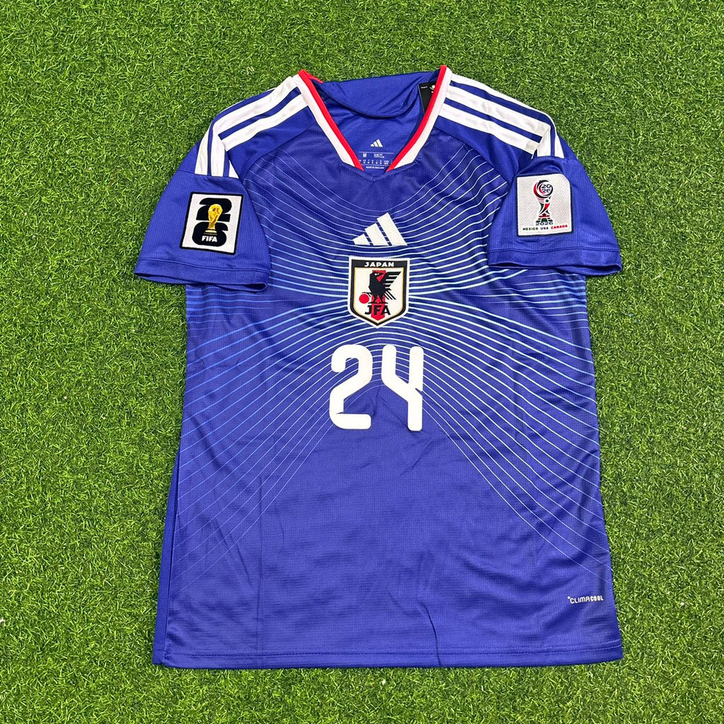 Japan 2026 World Cup Football Jersey – Kaishu Sano – Front View