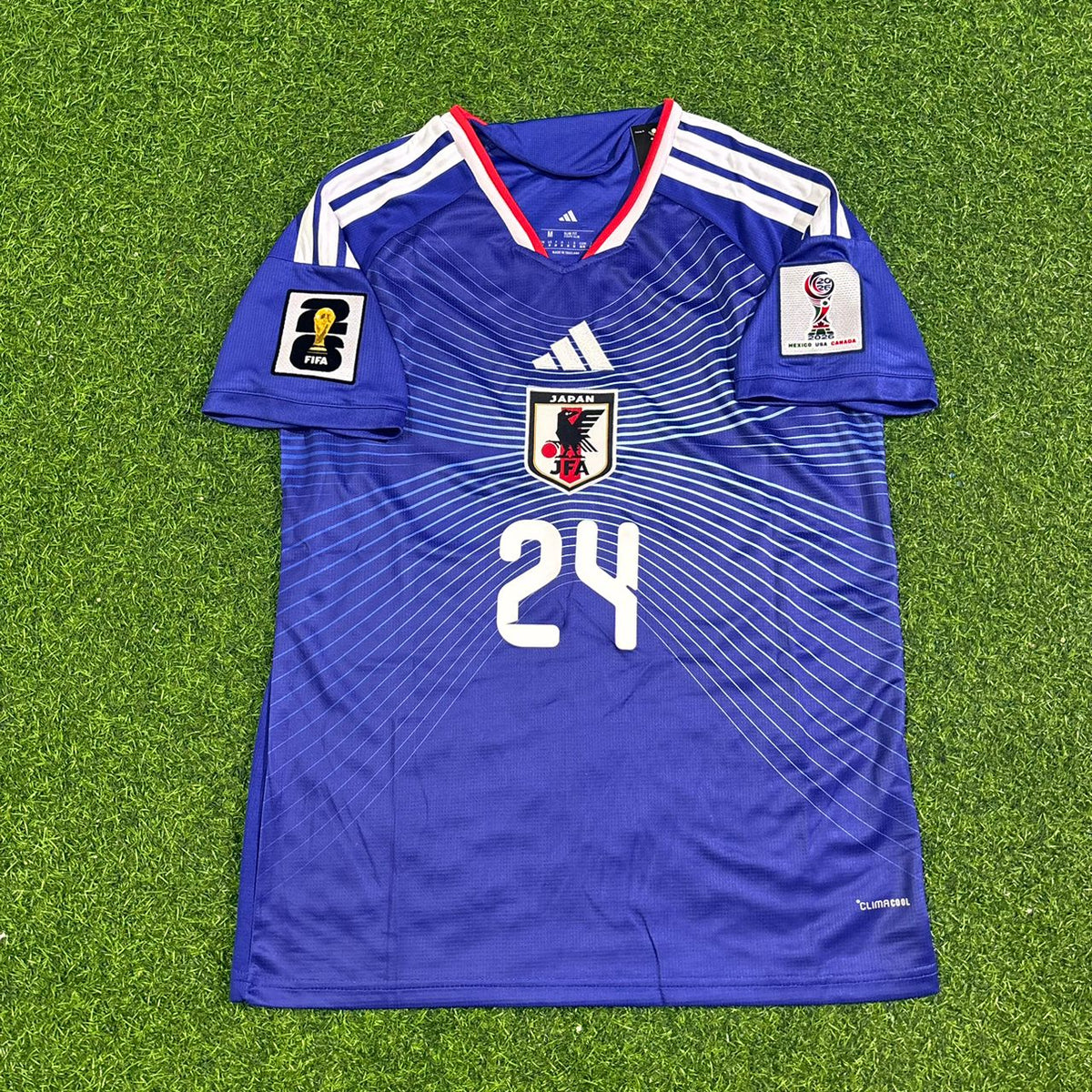 Japan 2026 World Cup Football Jersey – Kaishu Sano – Front View