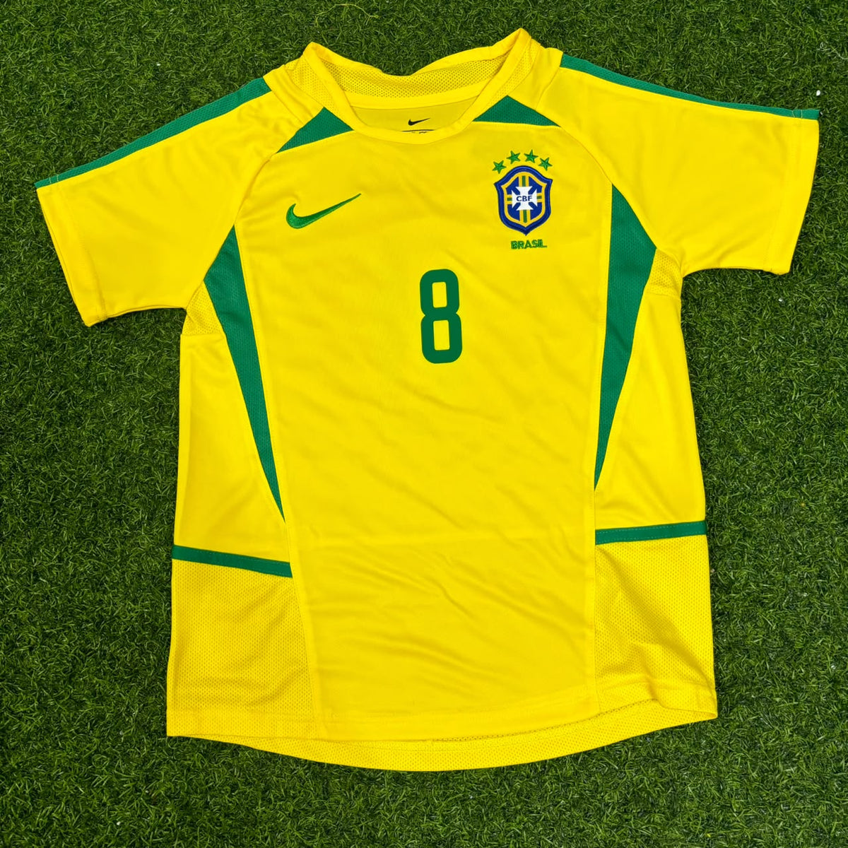 Brazil Retro Kids Football Jersey – Kaká Leite 8- – 4