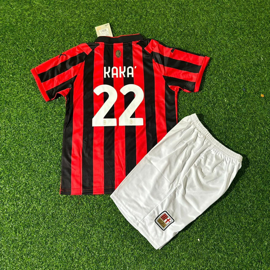 AC Milan Retro Vintage Football Jersey – Kaká – Back View
