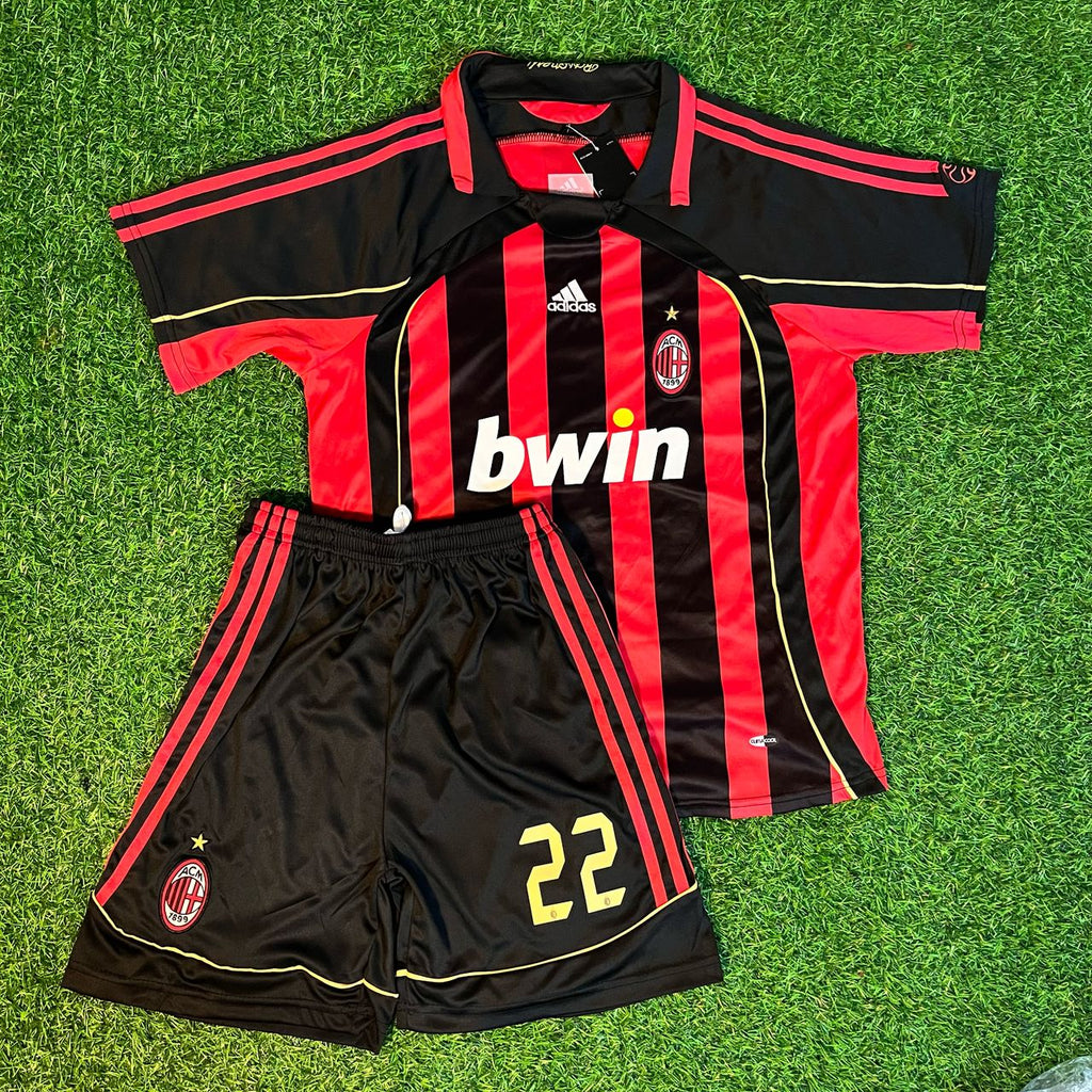 2006/07 Kaká Leite AC Milan Red Home Football Jersey – Front View