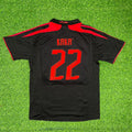 2007/08 Kaka Leite AC Milan Black Retro Third Football Jersey – Back View