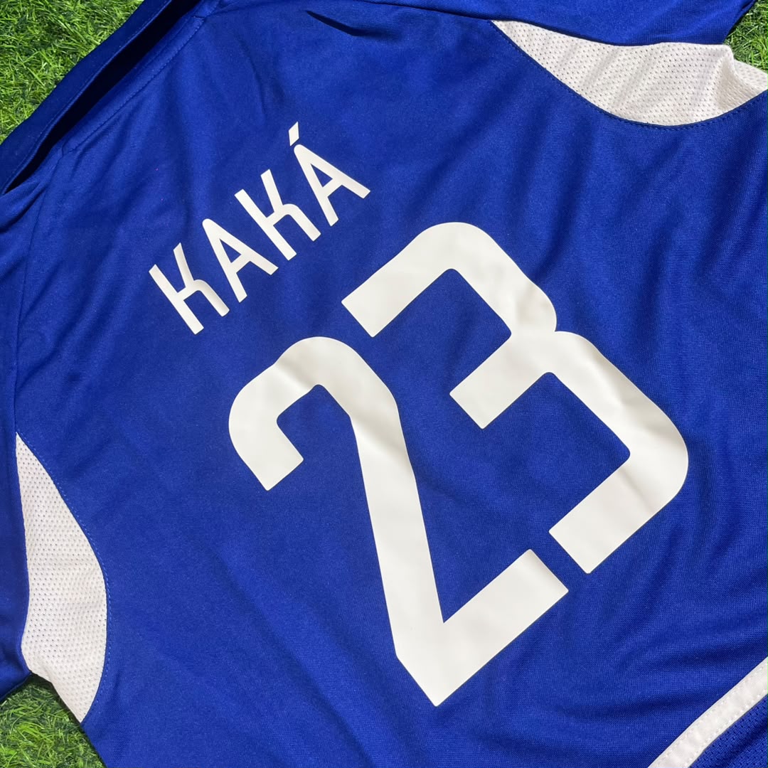 Kaka Leite Brazil 2002 World Cup Retro Football Jersey – Detailed View