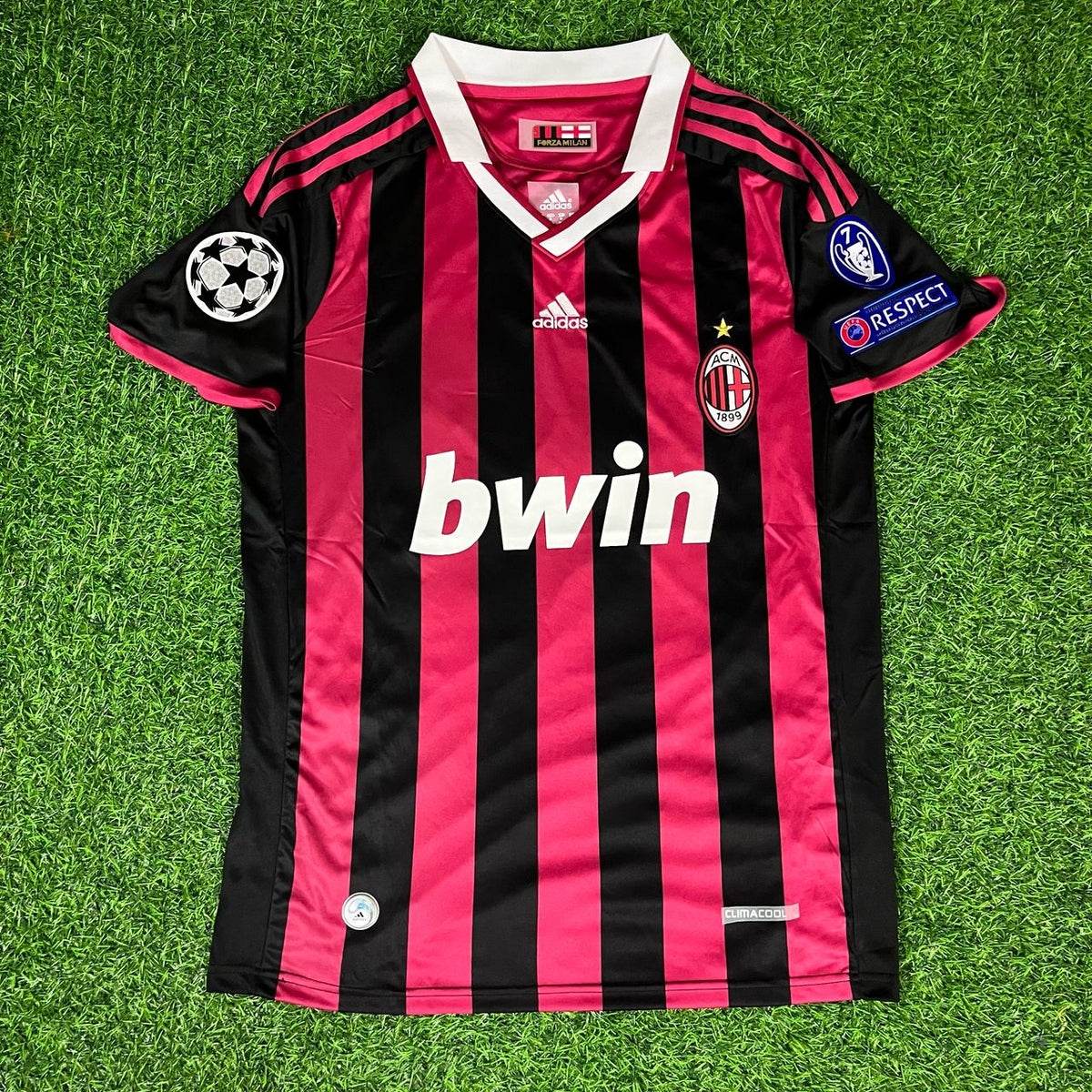 Kaka Leite #22 - AC Milan 2009 Retro Kit Jersey – Front View