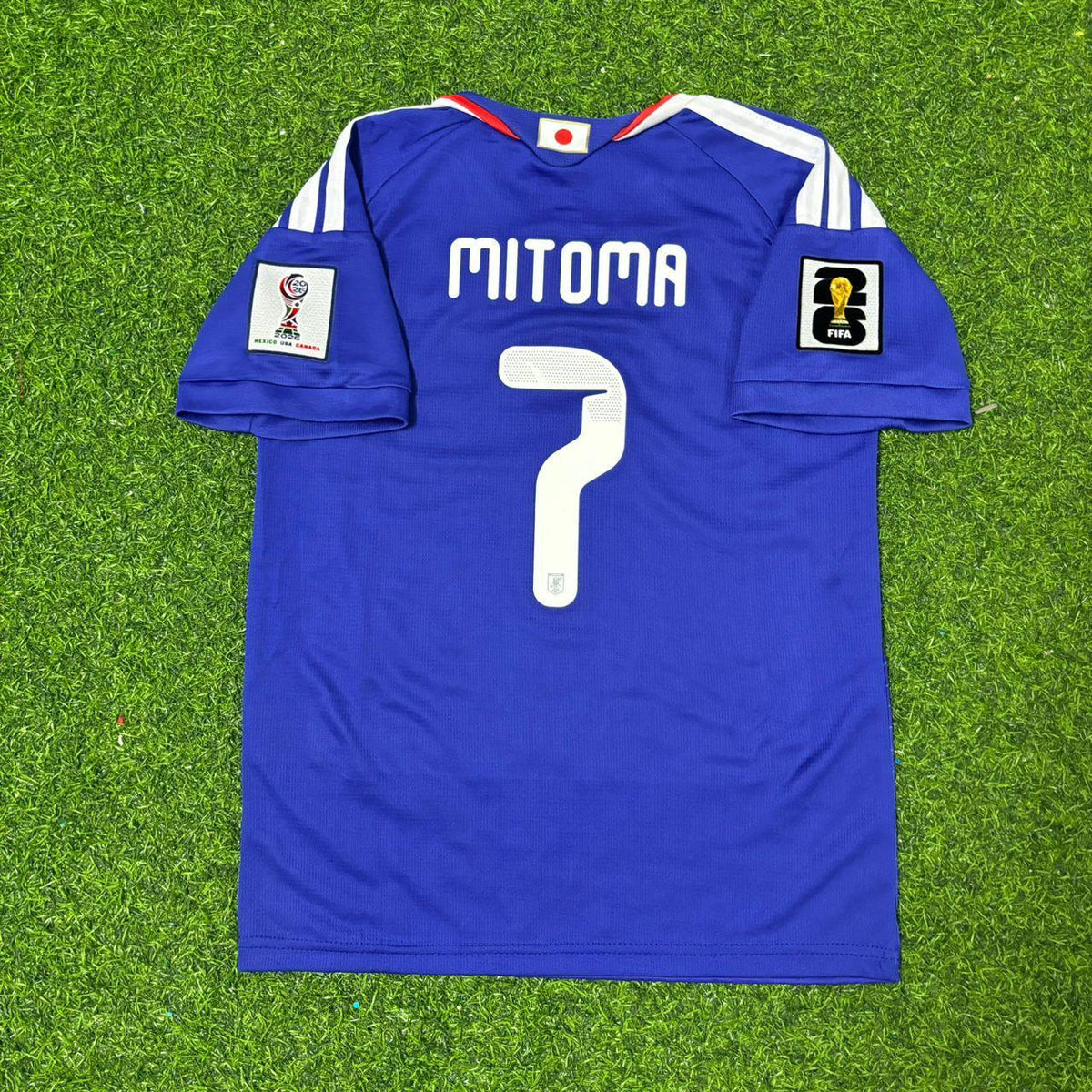 Japan 2026 World Cup Football Jersey – Kaoru Mitoma – Back View