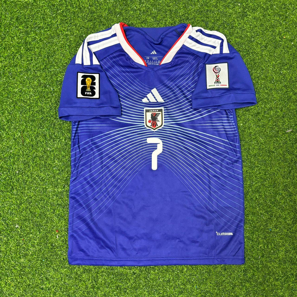 Japan 2026 World Cup Football Jersey – Kaoru Mitoma – Front View