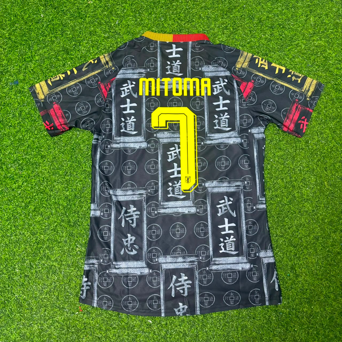 Kaoru Mitoma Japan Commemorative Football Jersey – Back View