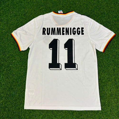 1986 Germany World Cup Retro Football Jersey – Karl Heinz Rummenigge – Back View