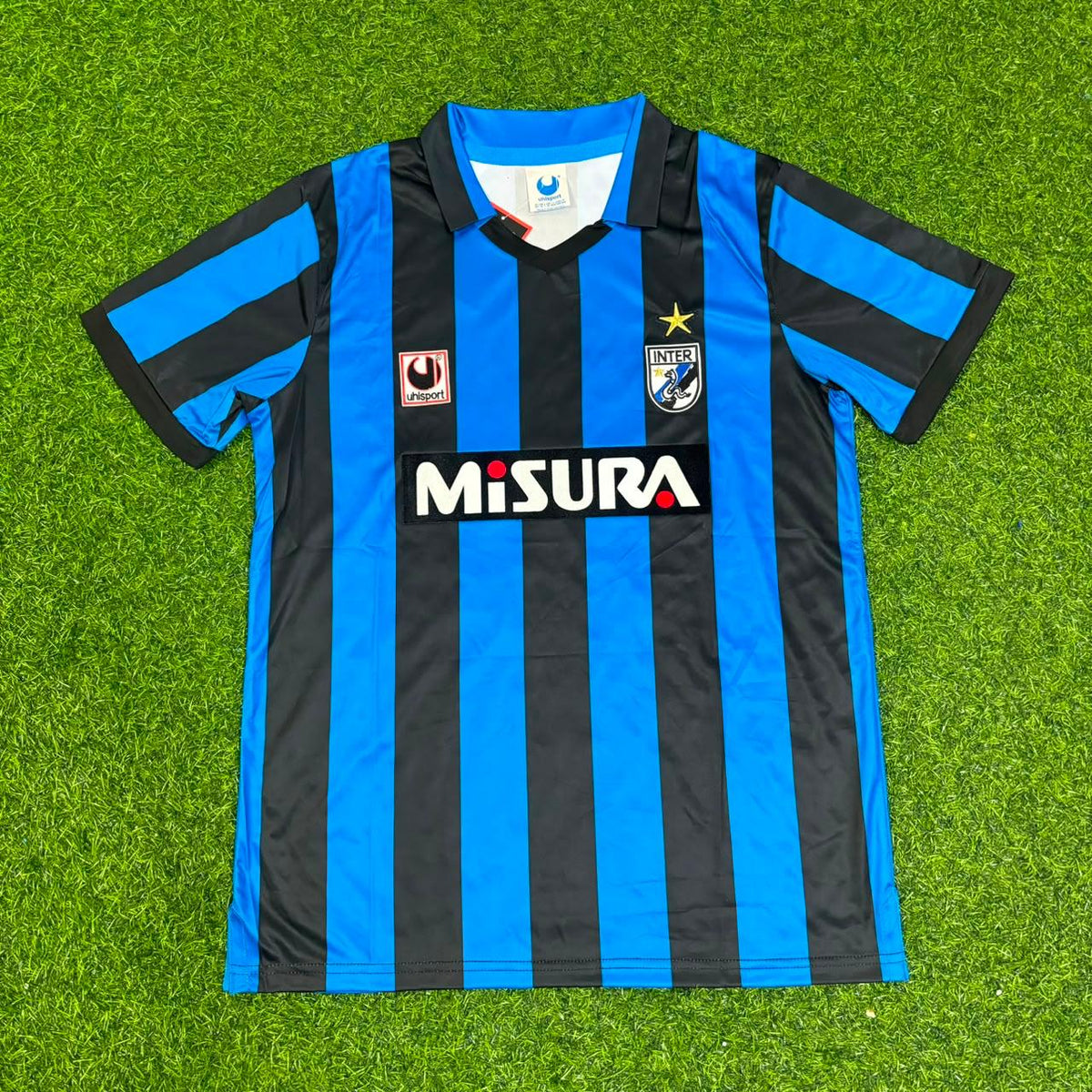 Karl-Heinz Rummenigge Inter Commemorative Retro Home Football Jersey – Front View