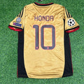 2013/14 Keisuke Honda - AC Milan Red Black Retro Football Jersey – Back View