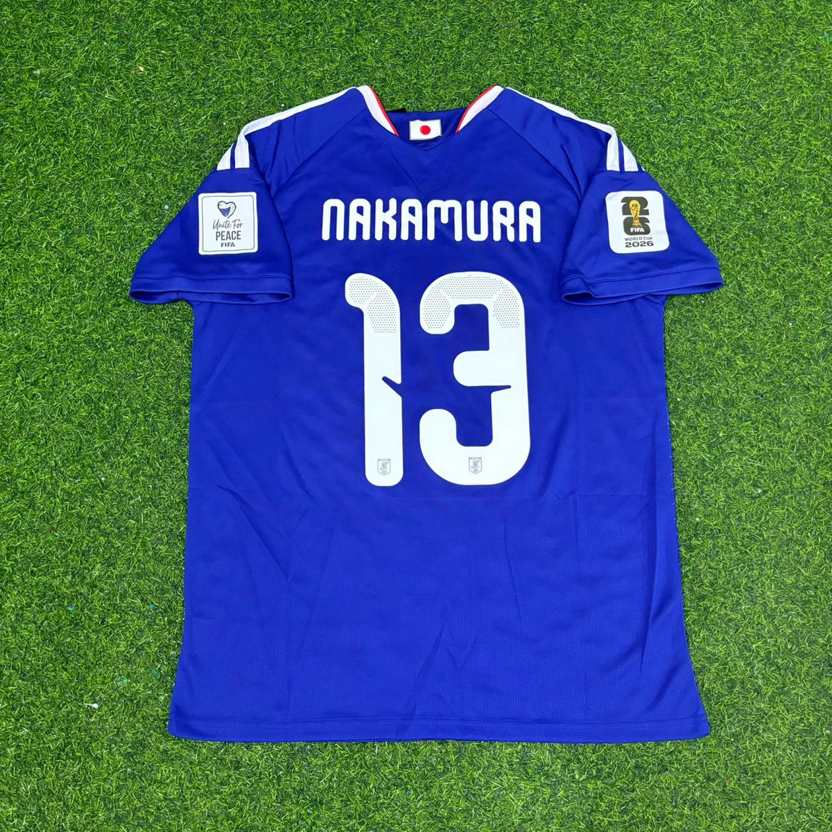Japan 2026 World Cup Home Blue Football Jersey – Keito Nakamura – Back View