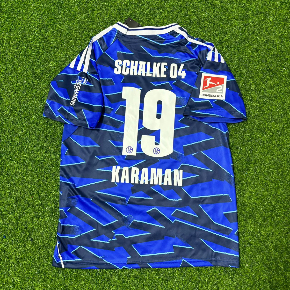 Schalke 04 Kids 2026 New Season Football Jersey – Kenan Karaman #19 – Detailed View