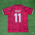 Kenan Yıldız #11 Turkey Legendary Retro Football Jersey – Back View