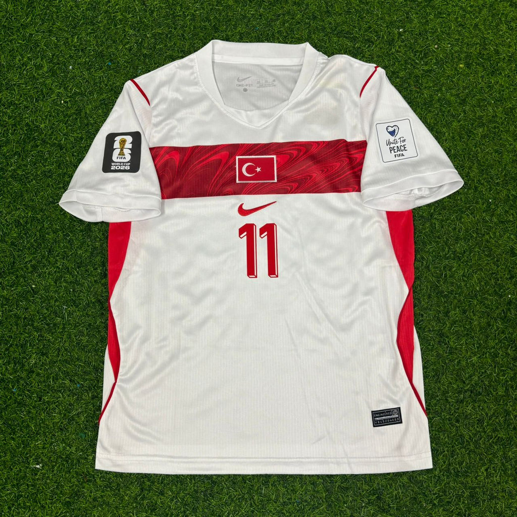 Turkey Türkiye 2026 World Cup Away White KIDS Football Jersey – Kenan Yıldız #11 – 4