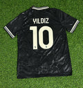 Kenan Yıldız Juventus 2026 New Season Black Football Jersey – Back View