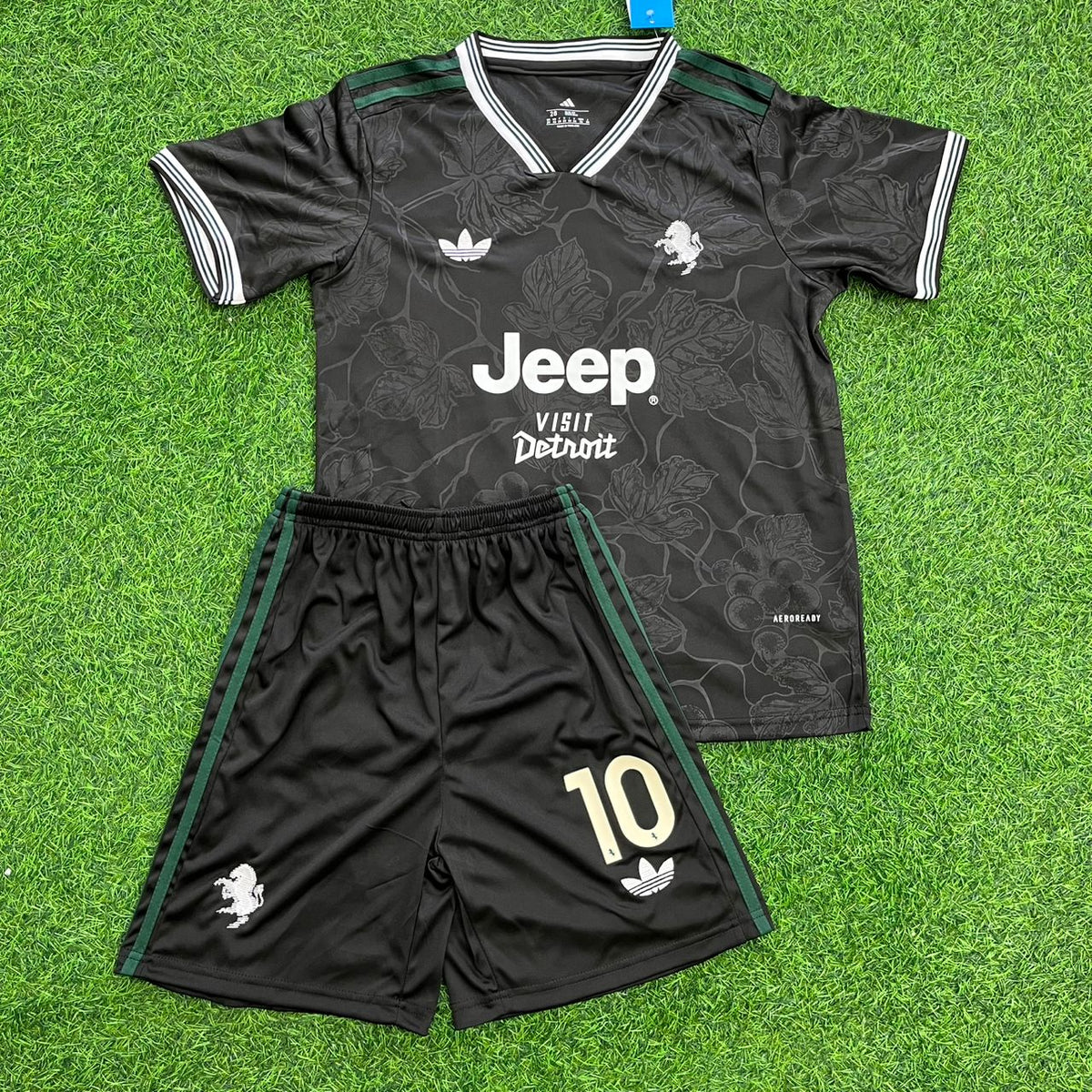 Kenan Yıldız Juventus 2026 New Season Black Kids Football Jersey – Front View