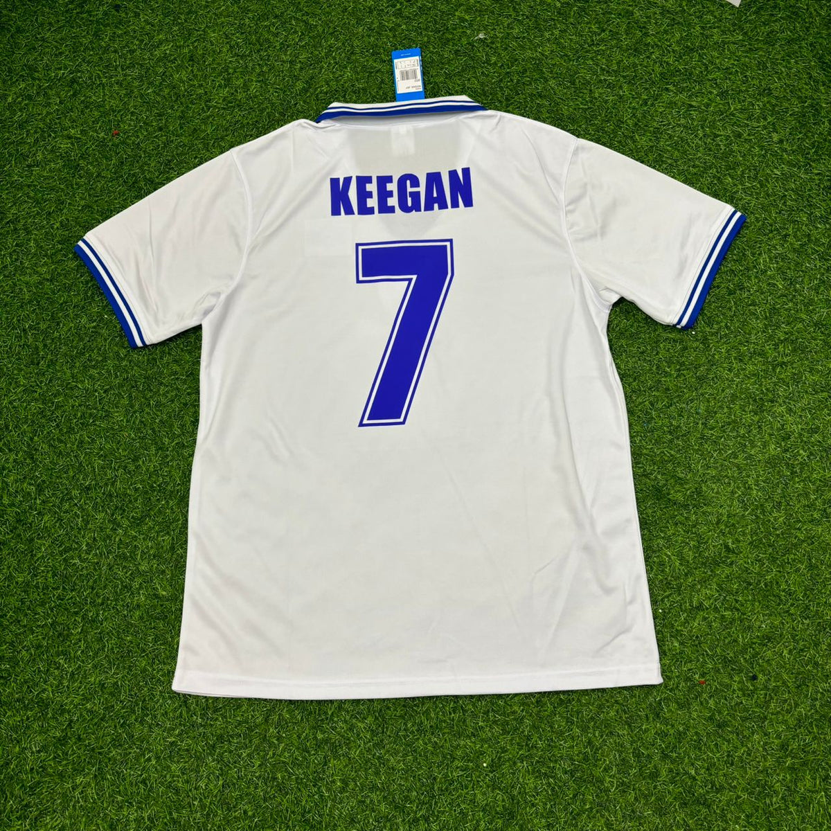Kevin Keegan Hamburger SV 1979/80 Weißes Heimtrikot Retro – Back View