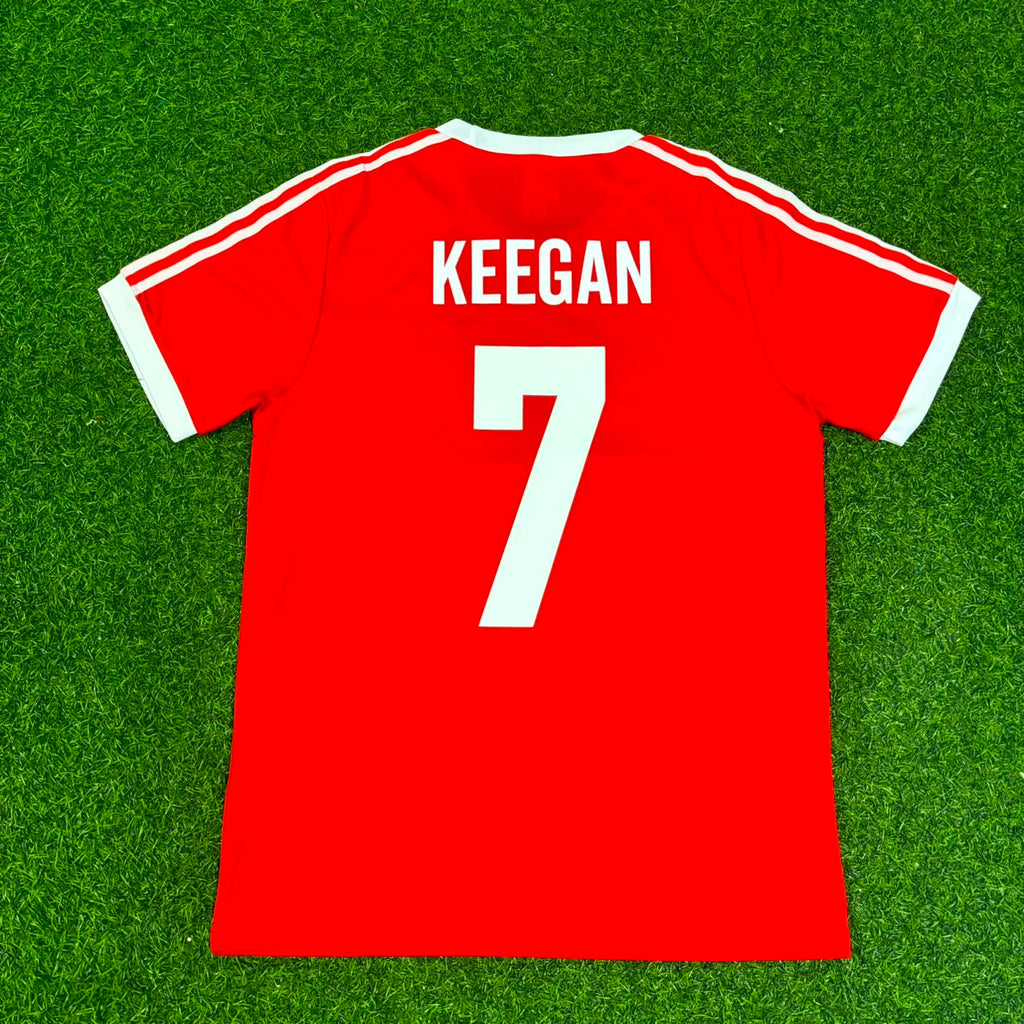 Kevin Keegan Hamburger SV Red Retro – Back View