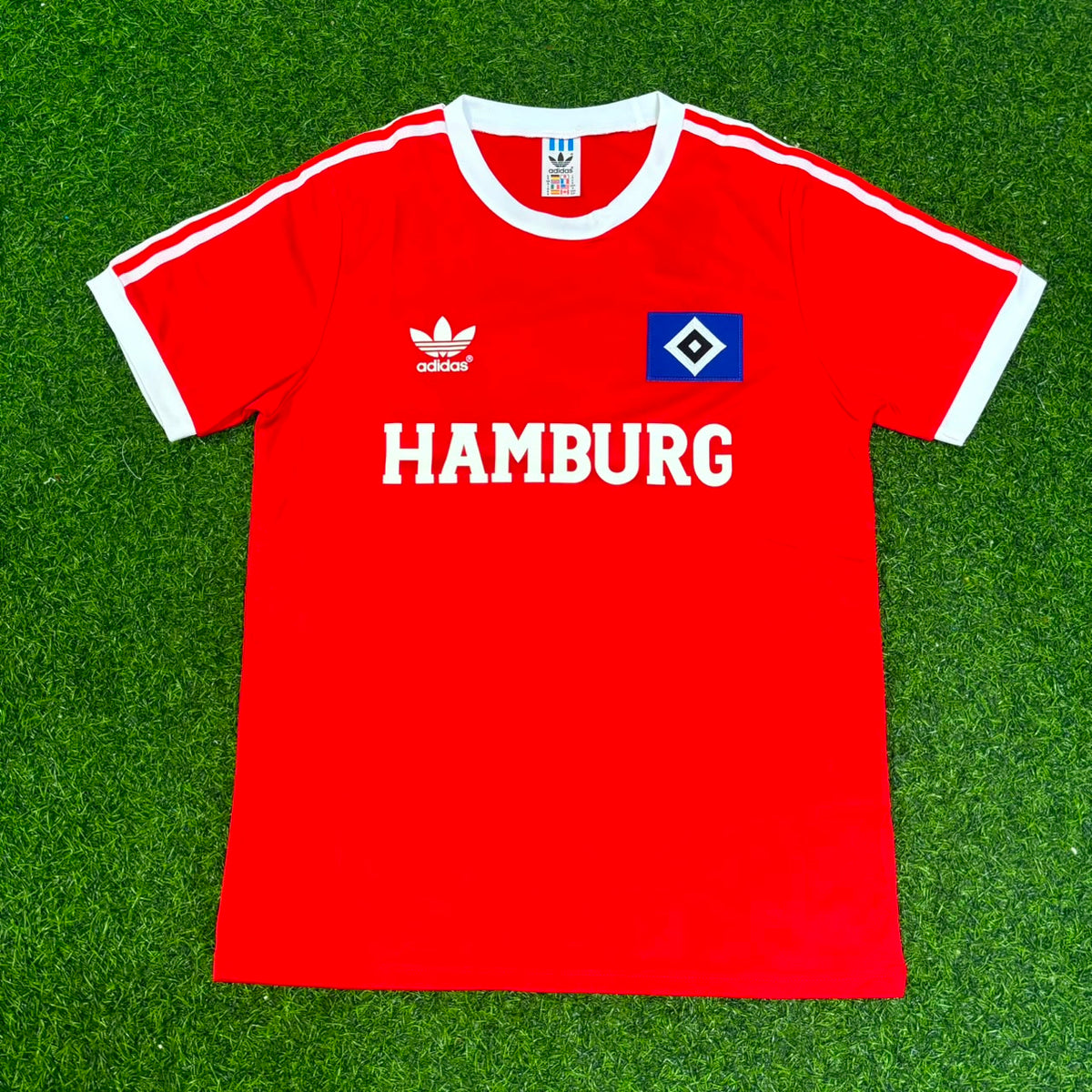 Kevin Keegan Hamburger SV Red Retro – Front View
