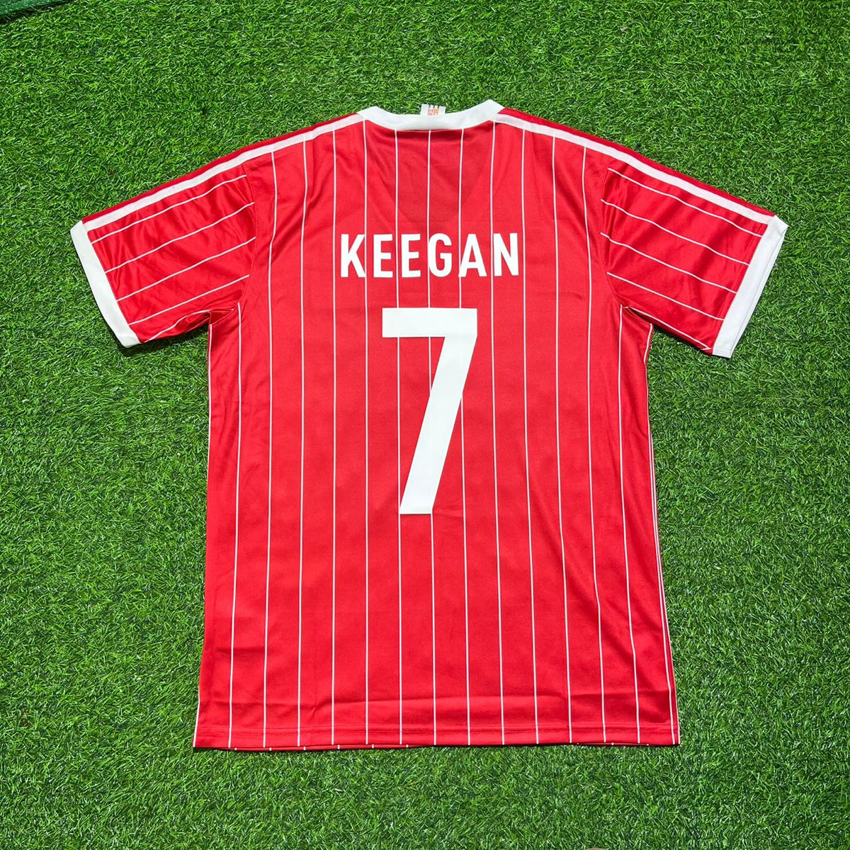 Kevin Keegan Hamburger SV Rotes Heimtrikot Retro – Back View