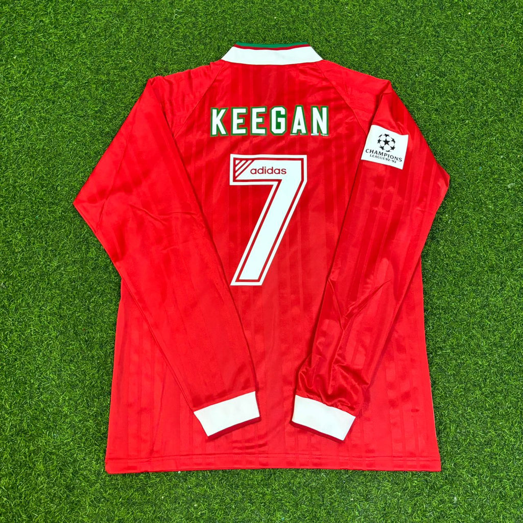 Liverpool Long Sleeve Retro Kit Jersey – Kevin Keegan – Back View