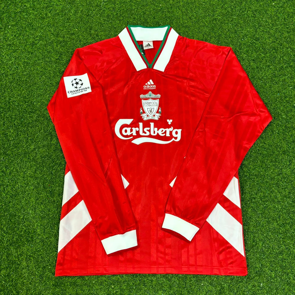 Liverpool Long Sleeve Retro Kit Jersey – Kevin Keegan – Front View