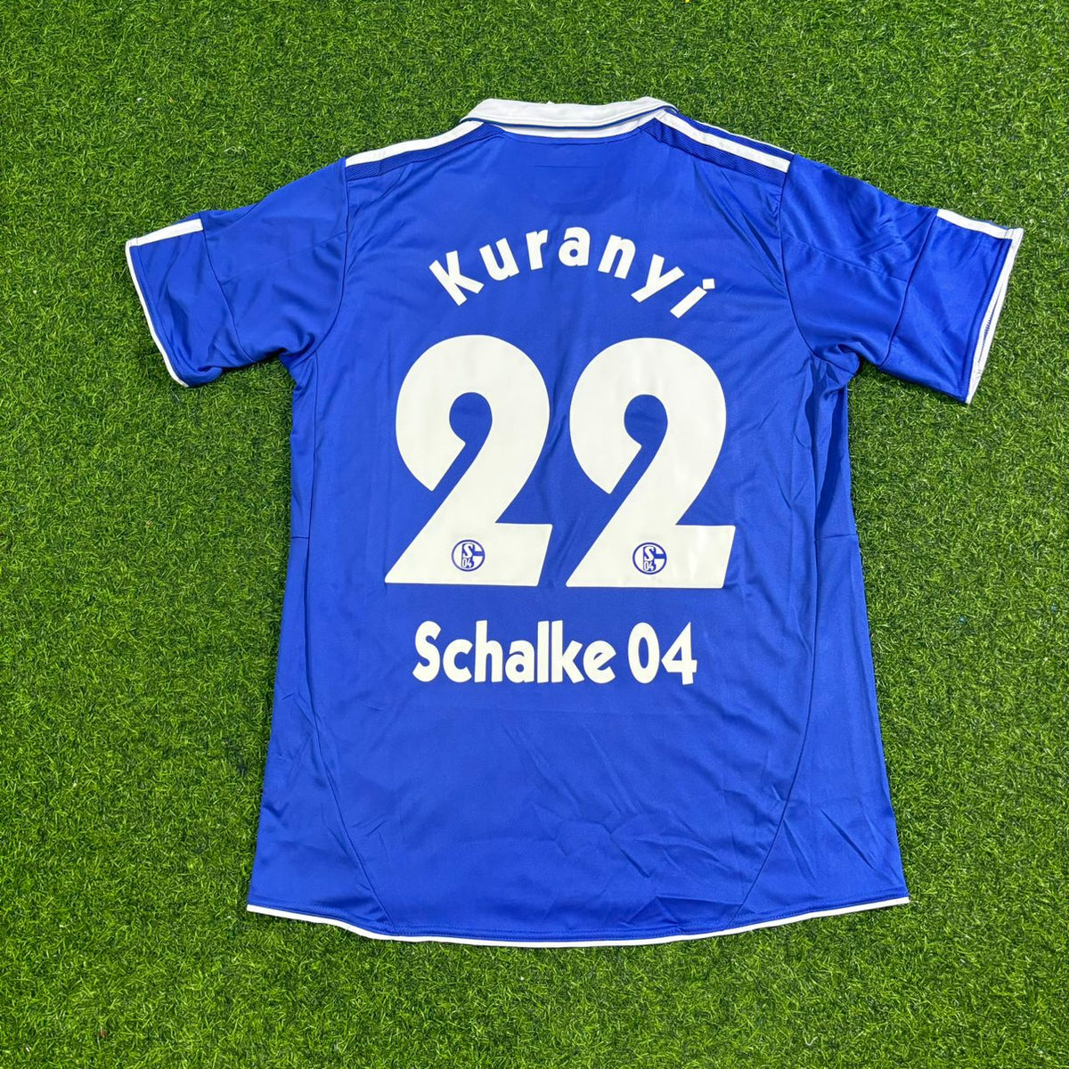 Kevin Kuranyi Schalke 04 Retro Jersey Kit – Back View