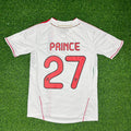 Milan 2011-2012 White Away Retro Football Jersey – Kevin-Prince #70 Boateng – Back View