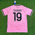 Khephren Thuram #19 Juventus 2026/2027 New Season Away Pink Football Jersey – Back View