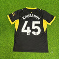 Manchester City 2027 Away Football Jersey – Abdukodir Khusanov 45 – Back View
