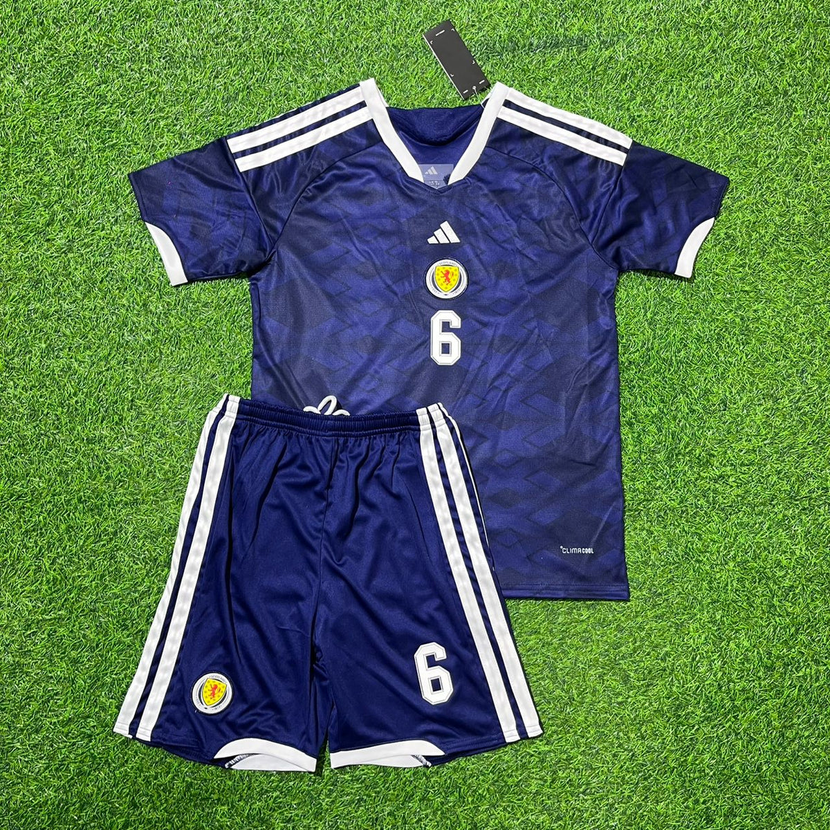 Scotland 2026 World Cup Kids Football Jersey – Kieran Tierney – Front View