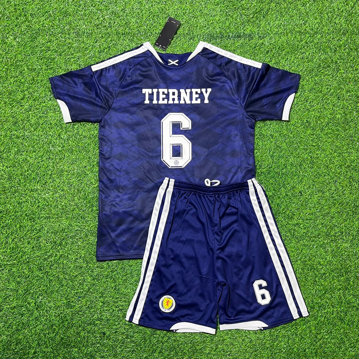 Scotland 2026 World Cup Kids Football Jersey – Kieran Tierney – Back View