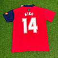 Spain 1996 Retro Football Jersey – Kiko – Back View