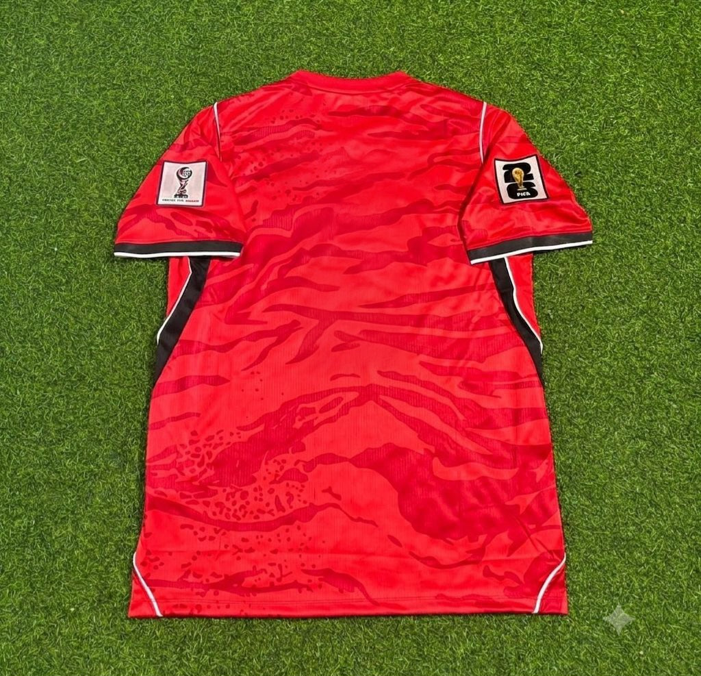 South Korea 2026 World Cup Red Football Jersey – Front View