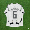 Germany World Cup Long Sleeve White Retro Football Jersey – Joshua Kimmich – Back View