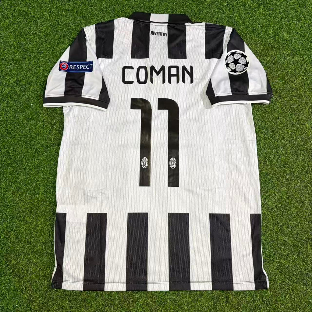 2014 Kingsley Coman 11-Juventus 2015 Retro Football Jersey – Back View