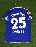 Klaas-Jan Huntelaar Schalke 04 2011 2012 Retro Uefa Patch Football Jersey – Back View