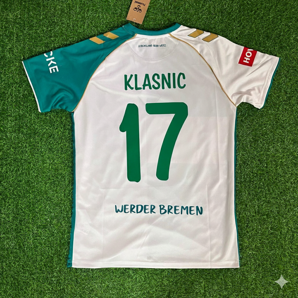 Werder Bremen Anniversary Jersey – Ivan Klasnic – Back View