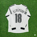 Germany World Cup Long Sleeve White Retro Football Jersey – Jürgen Klinsmann – Back View