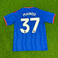 Kobbie Mainoo #37 Manchester United Blue New Season 2027 Jersey – Back View